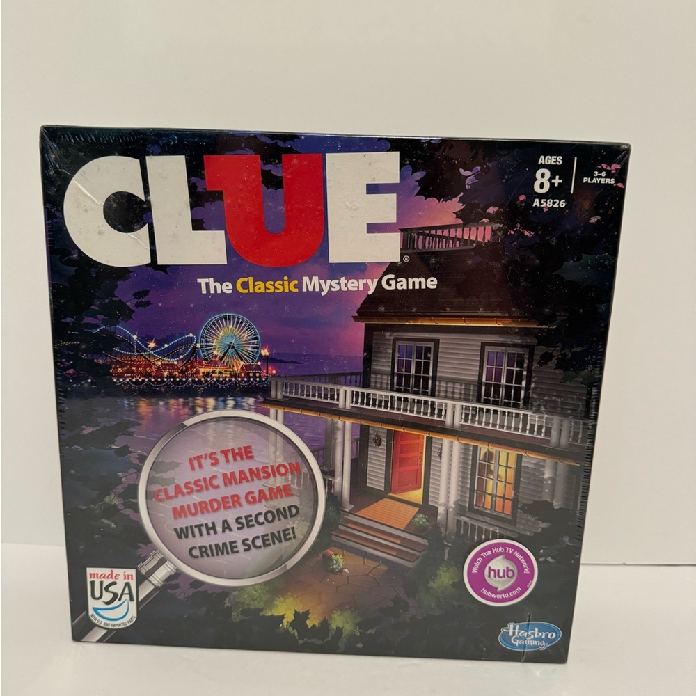 Clue Board Game 2013 Edition w/ 2 Versions: Classic Mansion Game & Boardwalk New